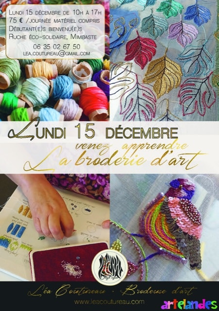 stage broderie 15 décembre