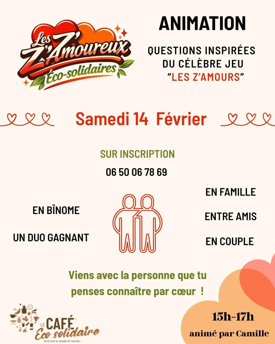 animations jeu les z’amours